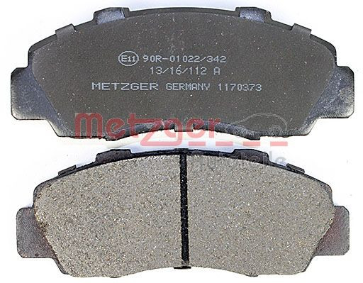 METZGER Bremsbelagsatz, Scheibenbremse